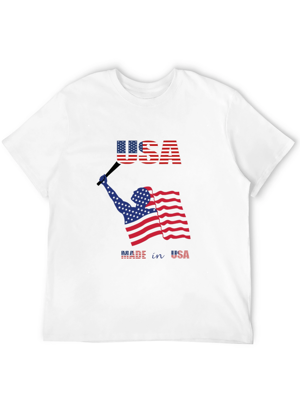 USA Flag Graphic T-Shirt