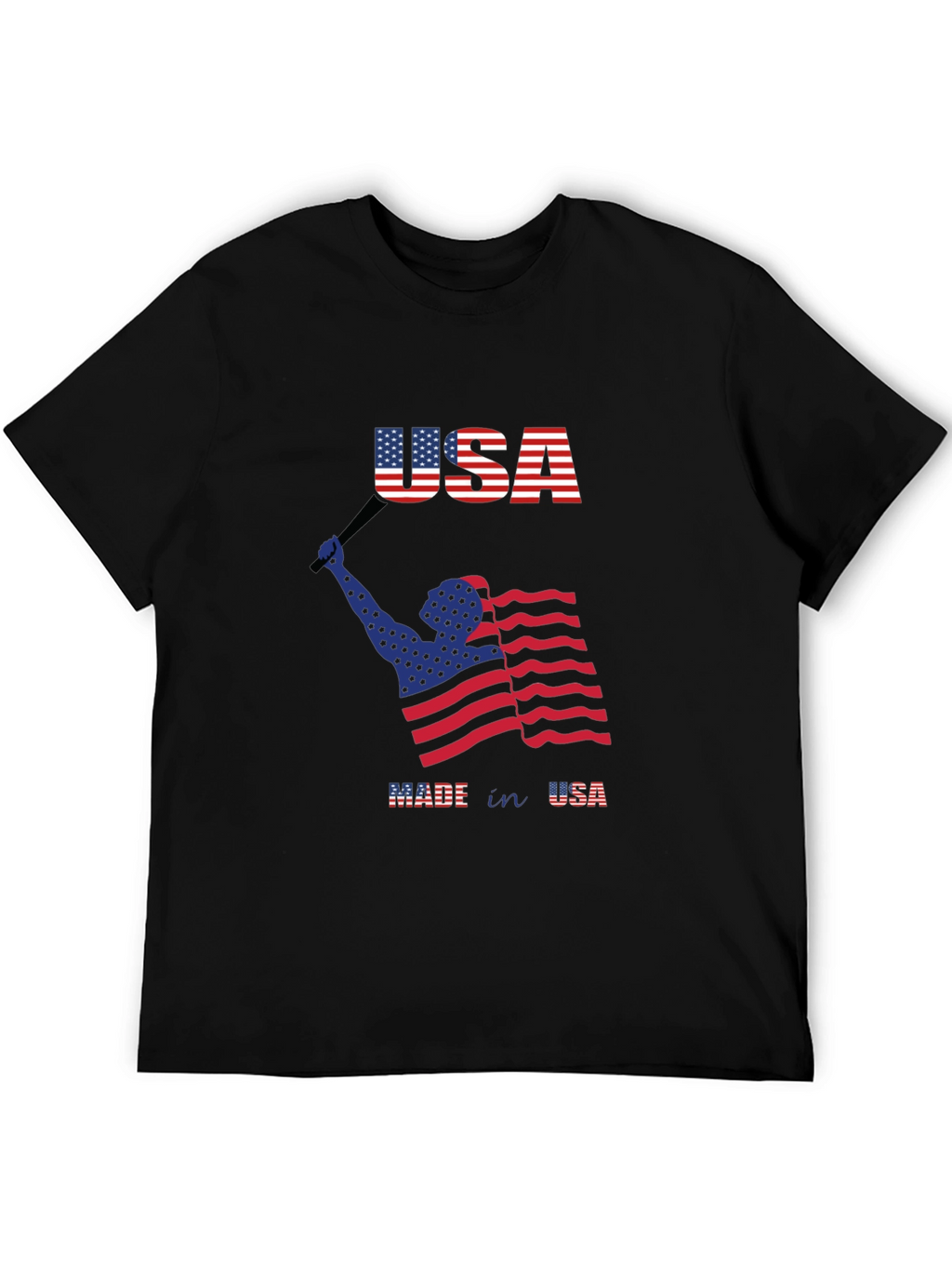 USA Flag Graphic T-Shirt