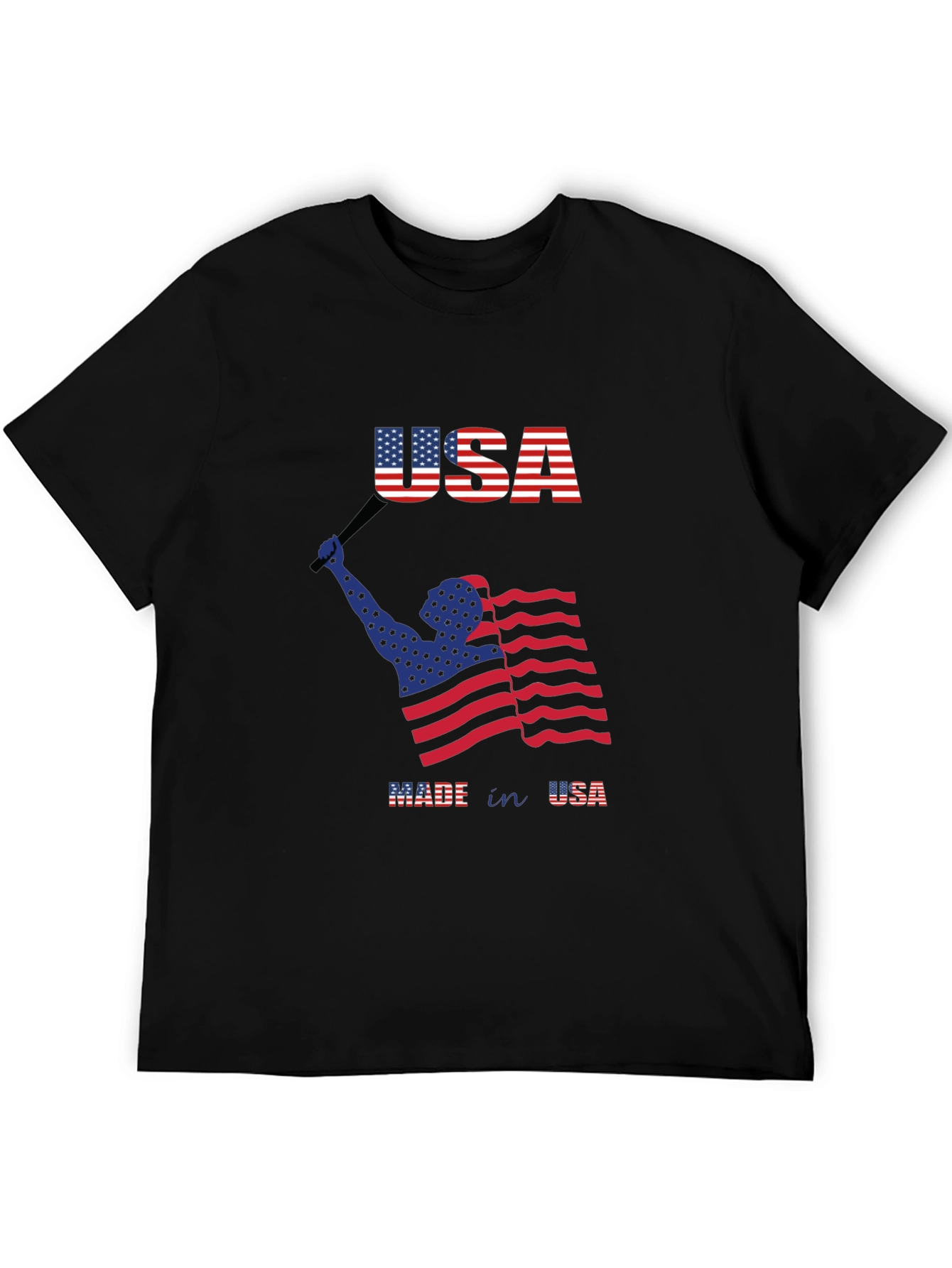 USA Flag Graphic T-Shirt