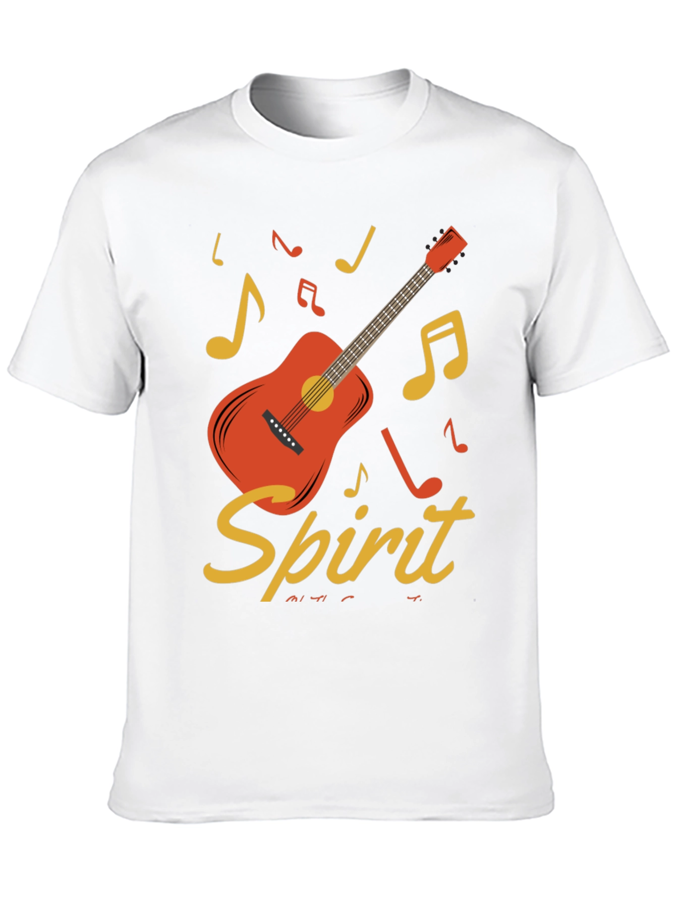 Acoustic Guitar Spirit Graphic Tee