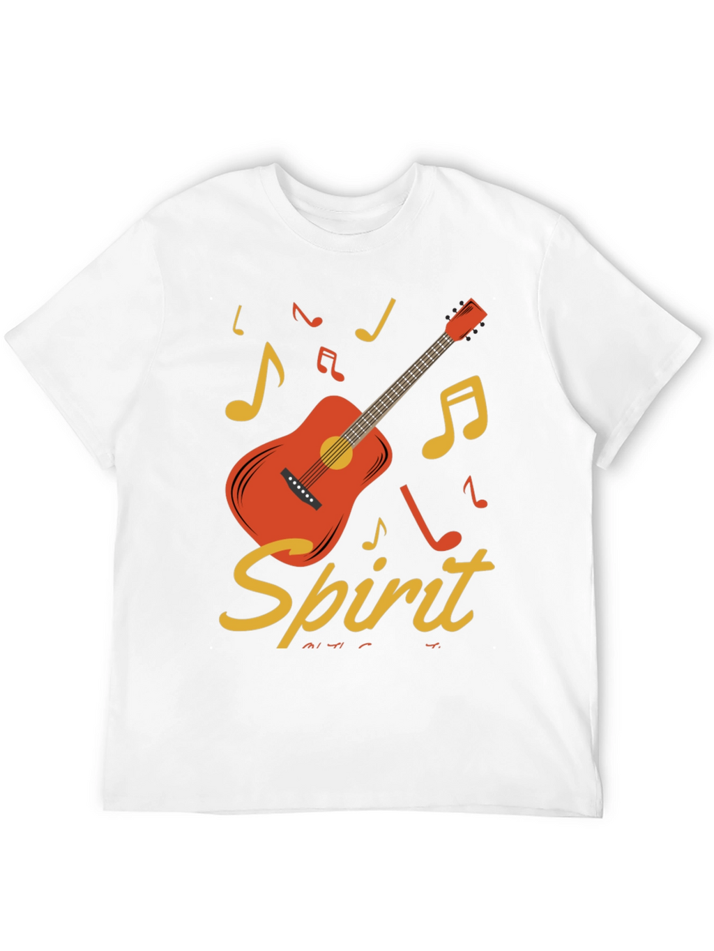 Acoustic Guitar Spirit Graphic Tee