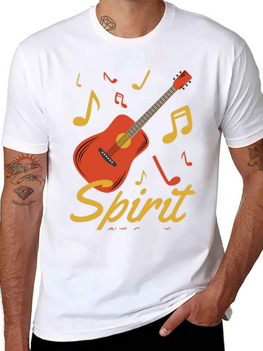 Acoustic Guitar Spirit Graphic Tee