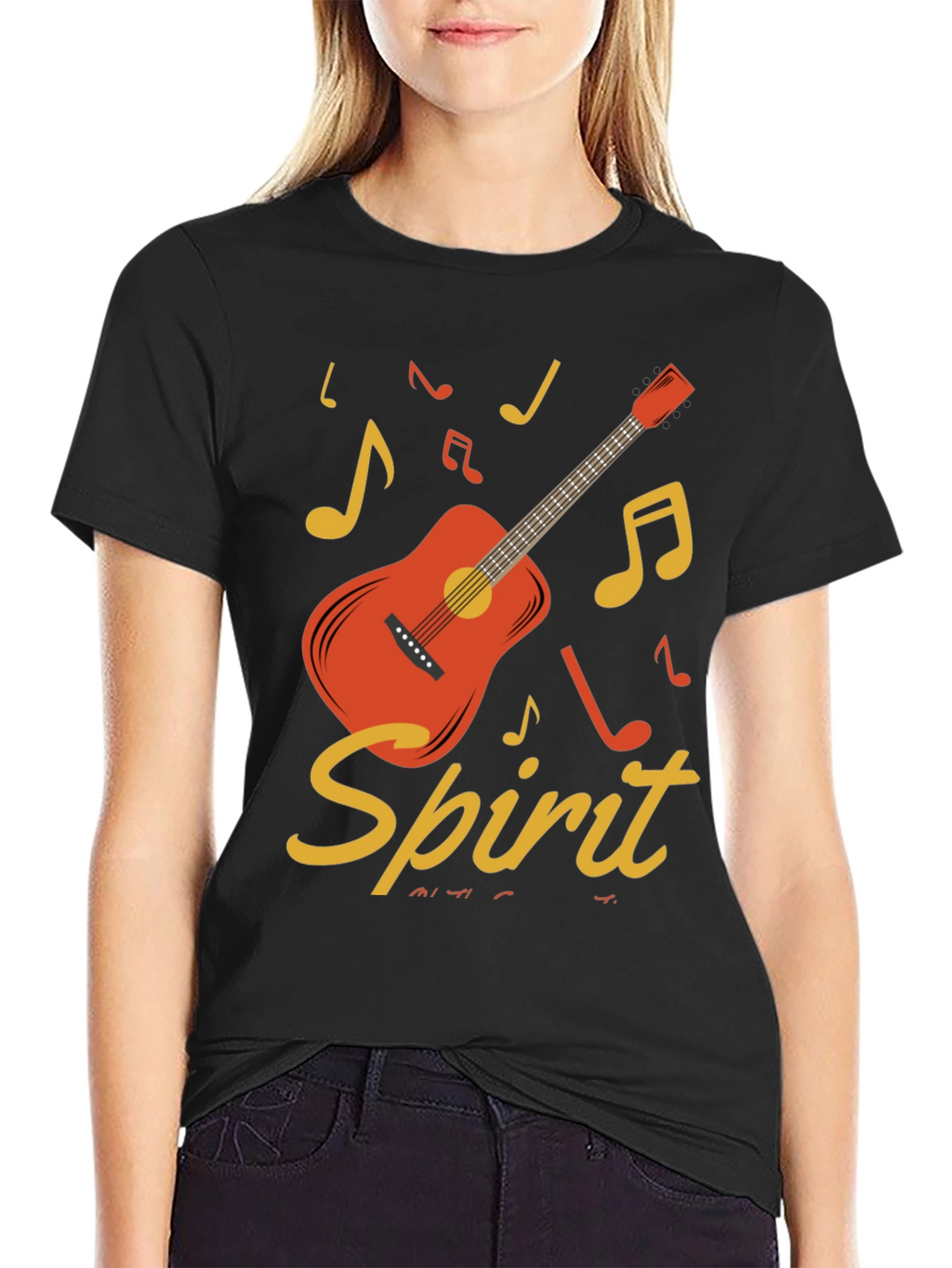 Acoustic Guitar Spirit Graphic Tee