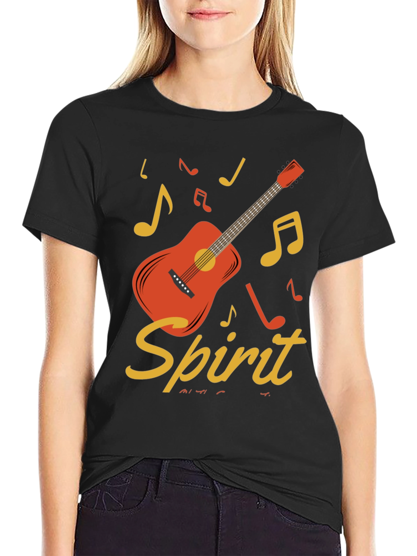 Acoustic Guitar Spirit Graphic Tee