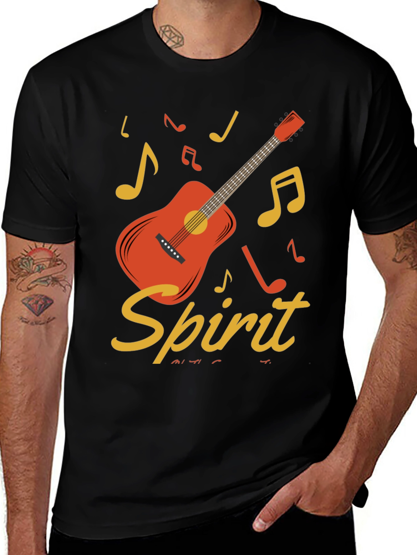 Acoustic Guitar Spirit Graphic Tee