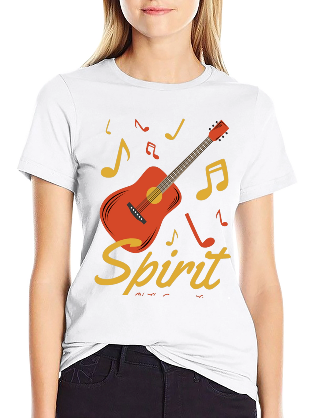 Acoustic Guitar Spirit Graphic Tee