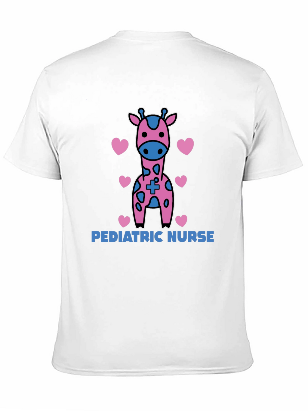 Pediatric Nurse Giraffe Heart T-Shirt