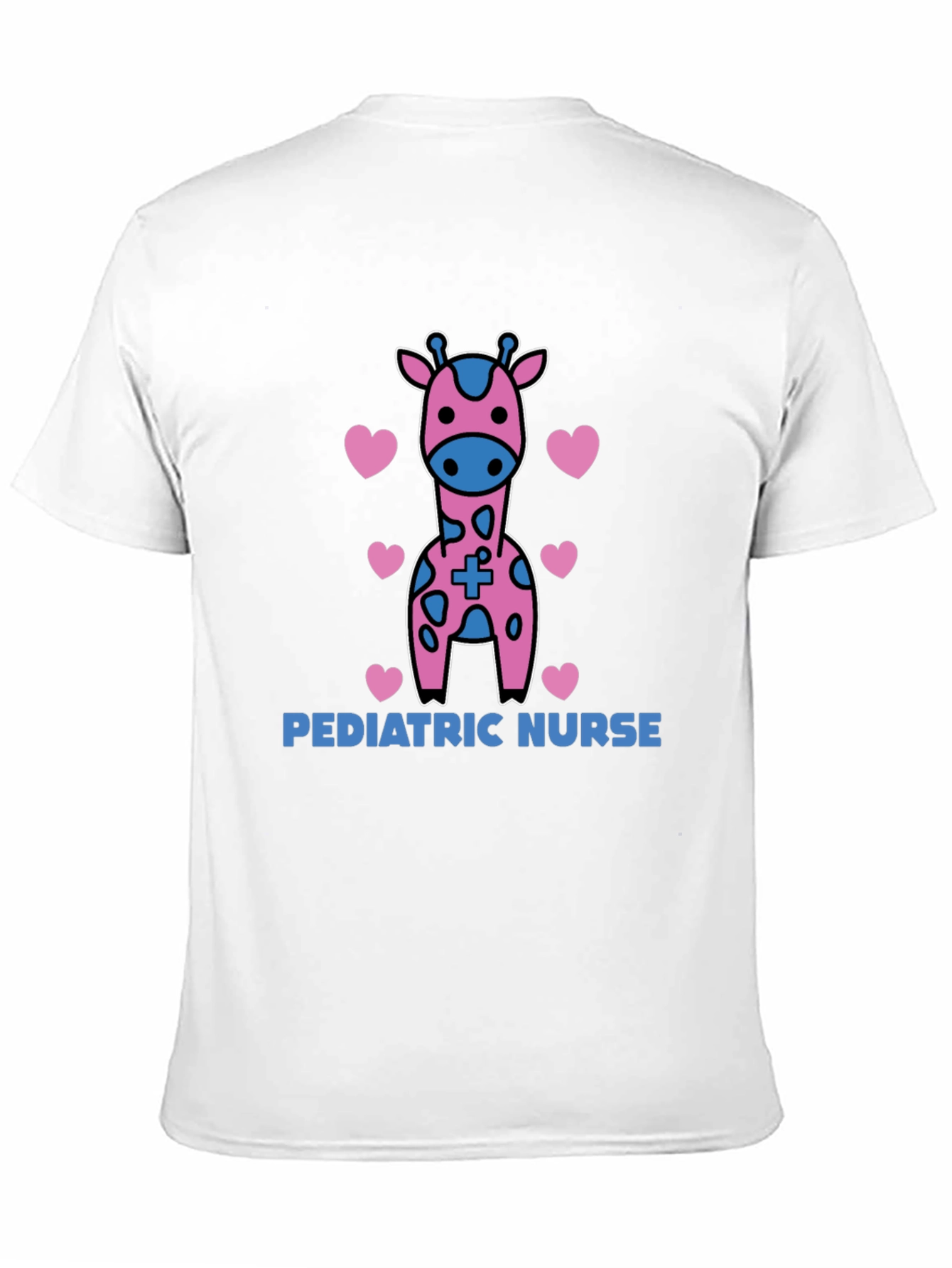 Pediatric Nurse Giraffe Heart T-Shirt