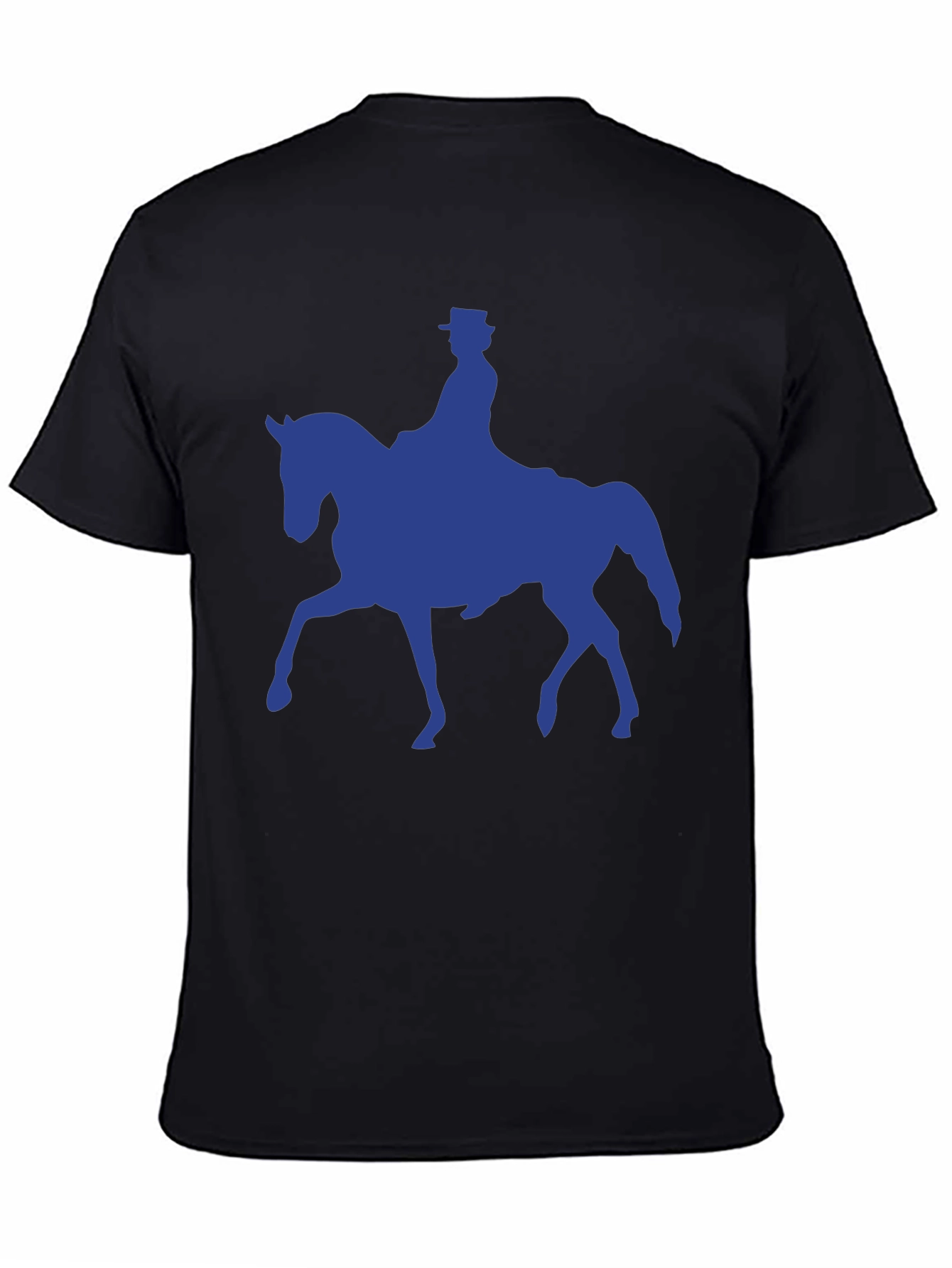 Equestrian Silhouette T-Shirt - Black
