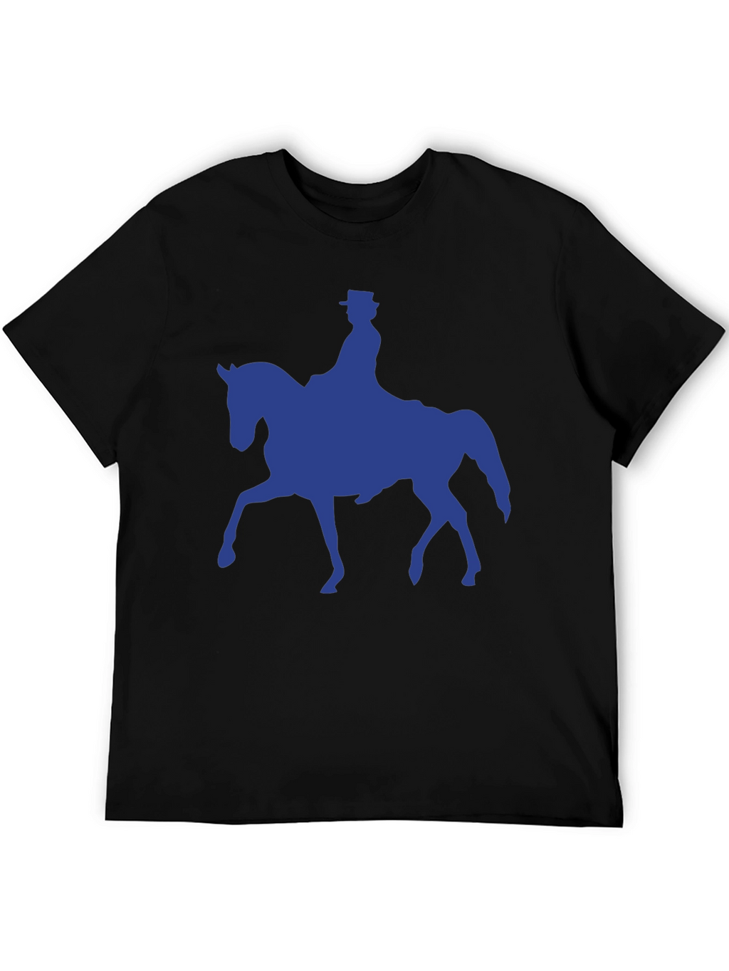 Equestrian Silhouette T-Shirt - Black