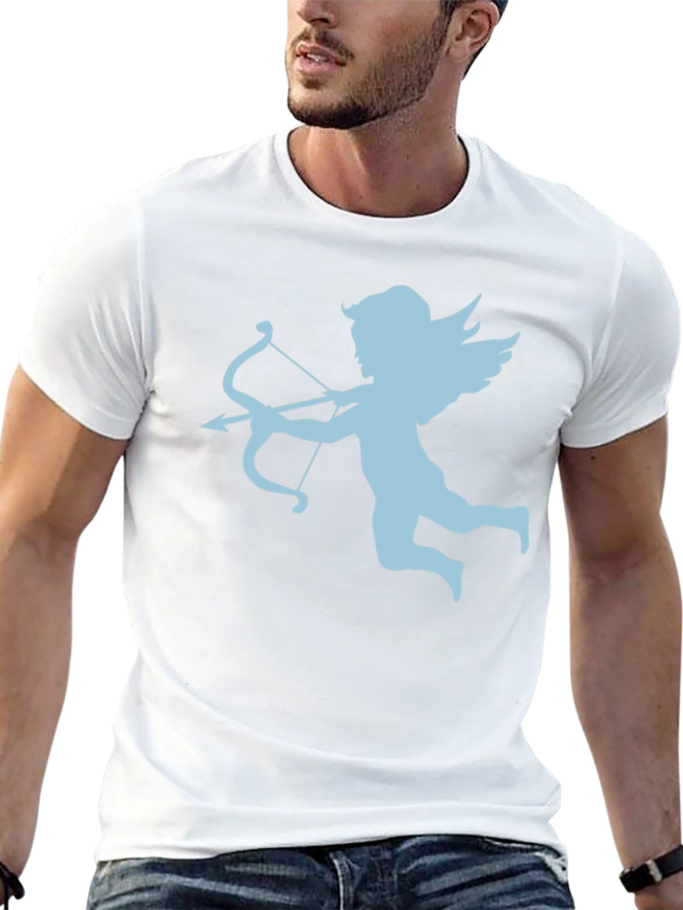 Cupid Graphic Tee - Mens Black T-Shirt