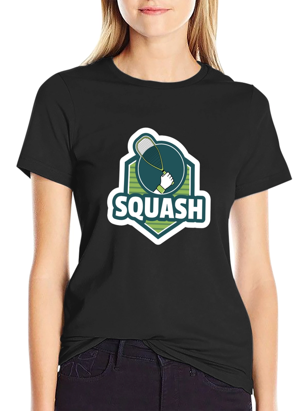 Squash Graphic Tee - Sporty Casual Style