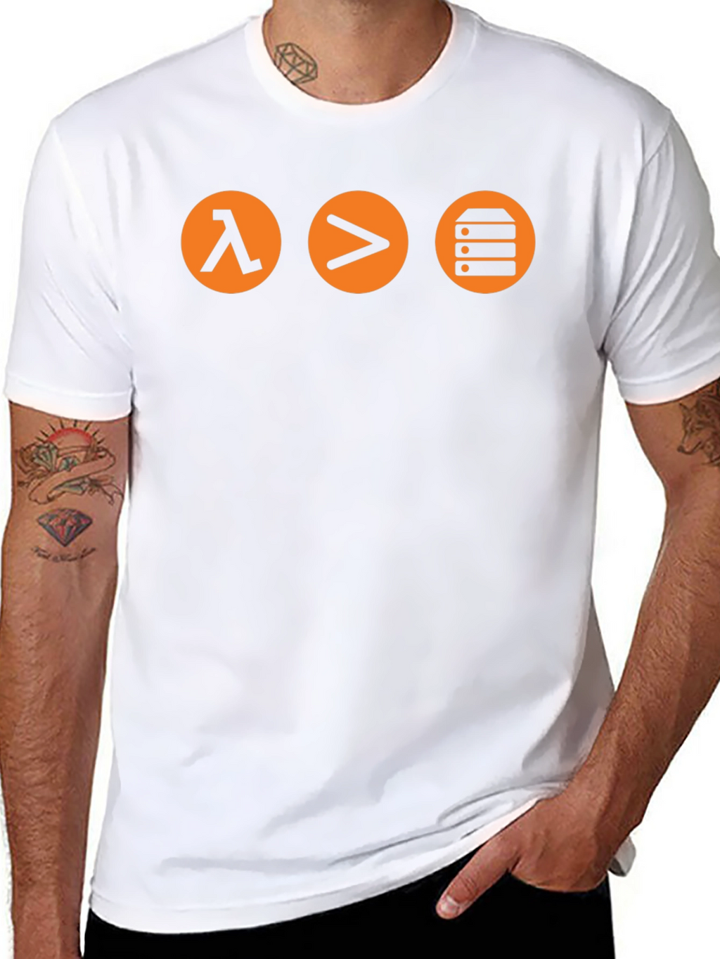 Lambda Greater Than Database T-Shirt