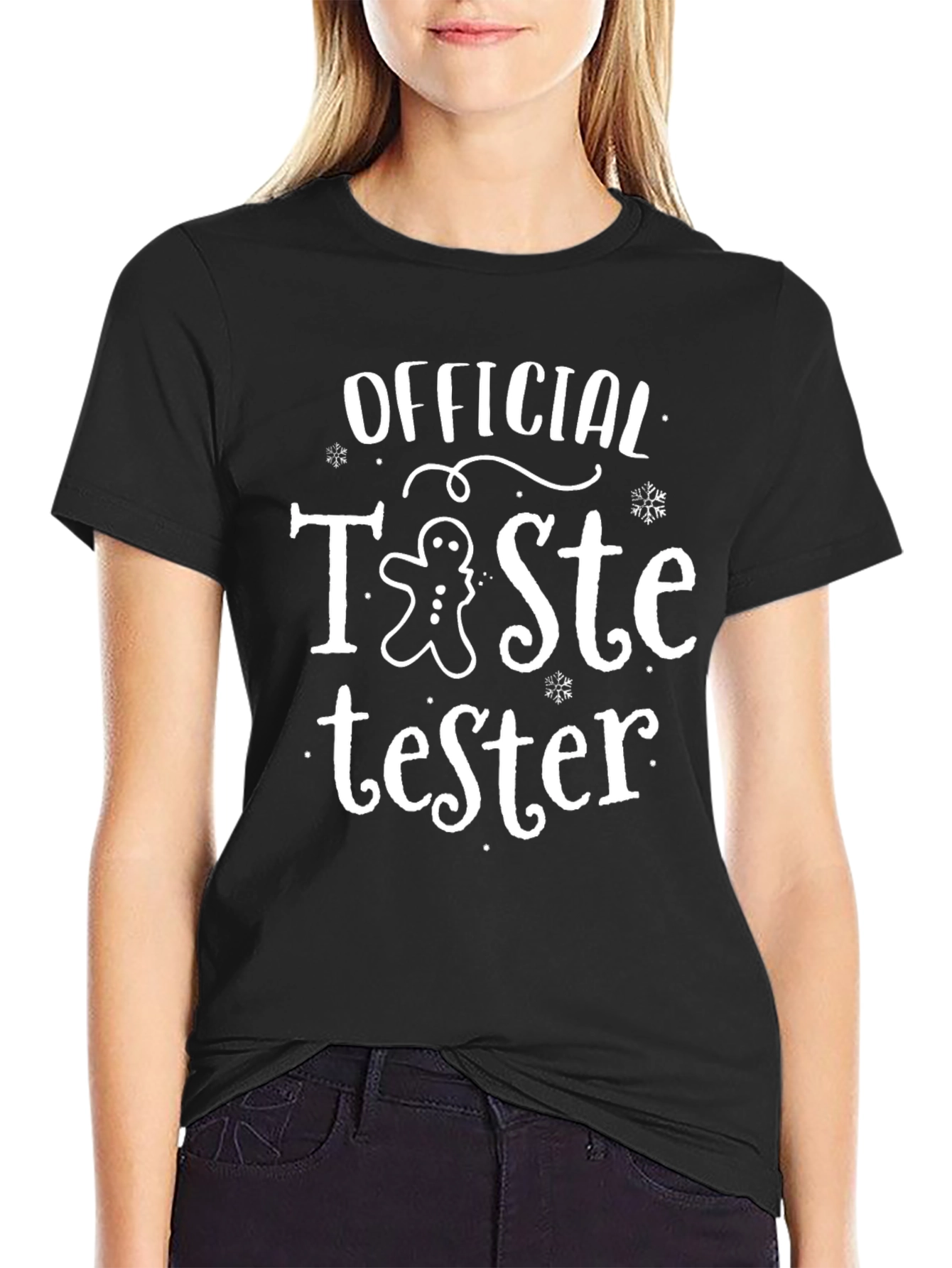 Official Taste Tester Black Christmas T-Shirt