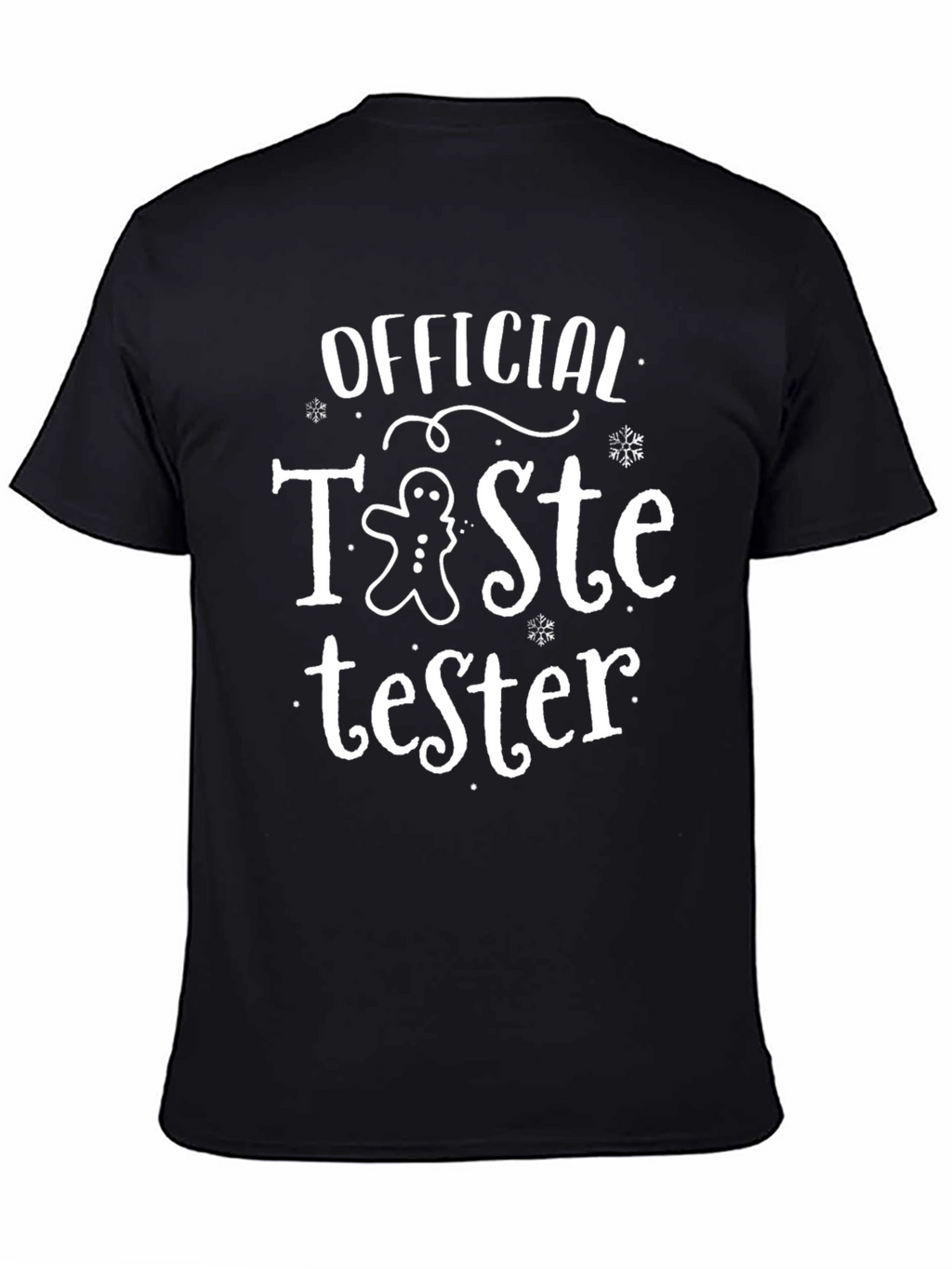 Official Taste Tester Black Christmas T-Shirt