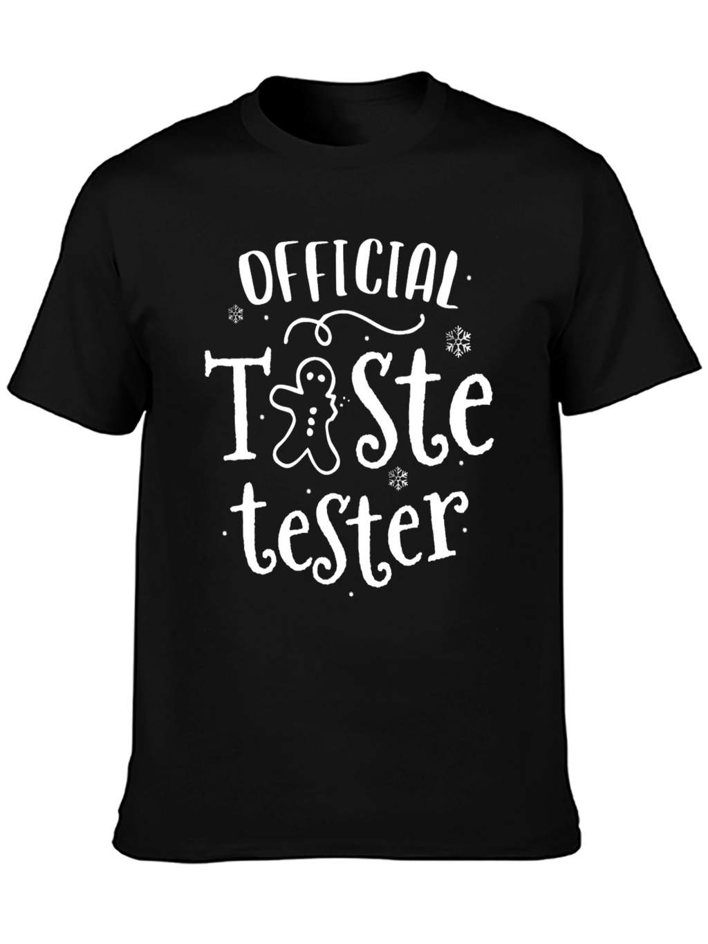 Official Taste Tester Black Christmas T-Shirt
