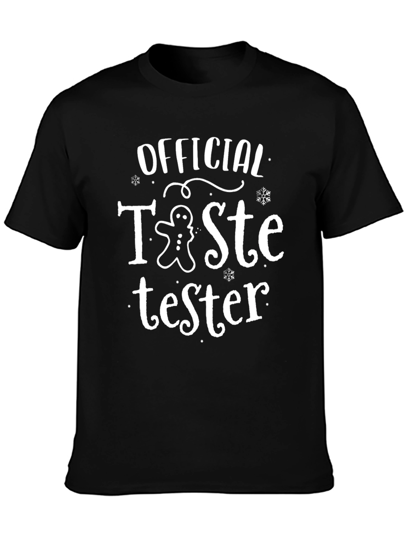 Official Taste Tester Black Christmas T-Shirt