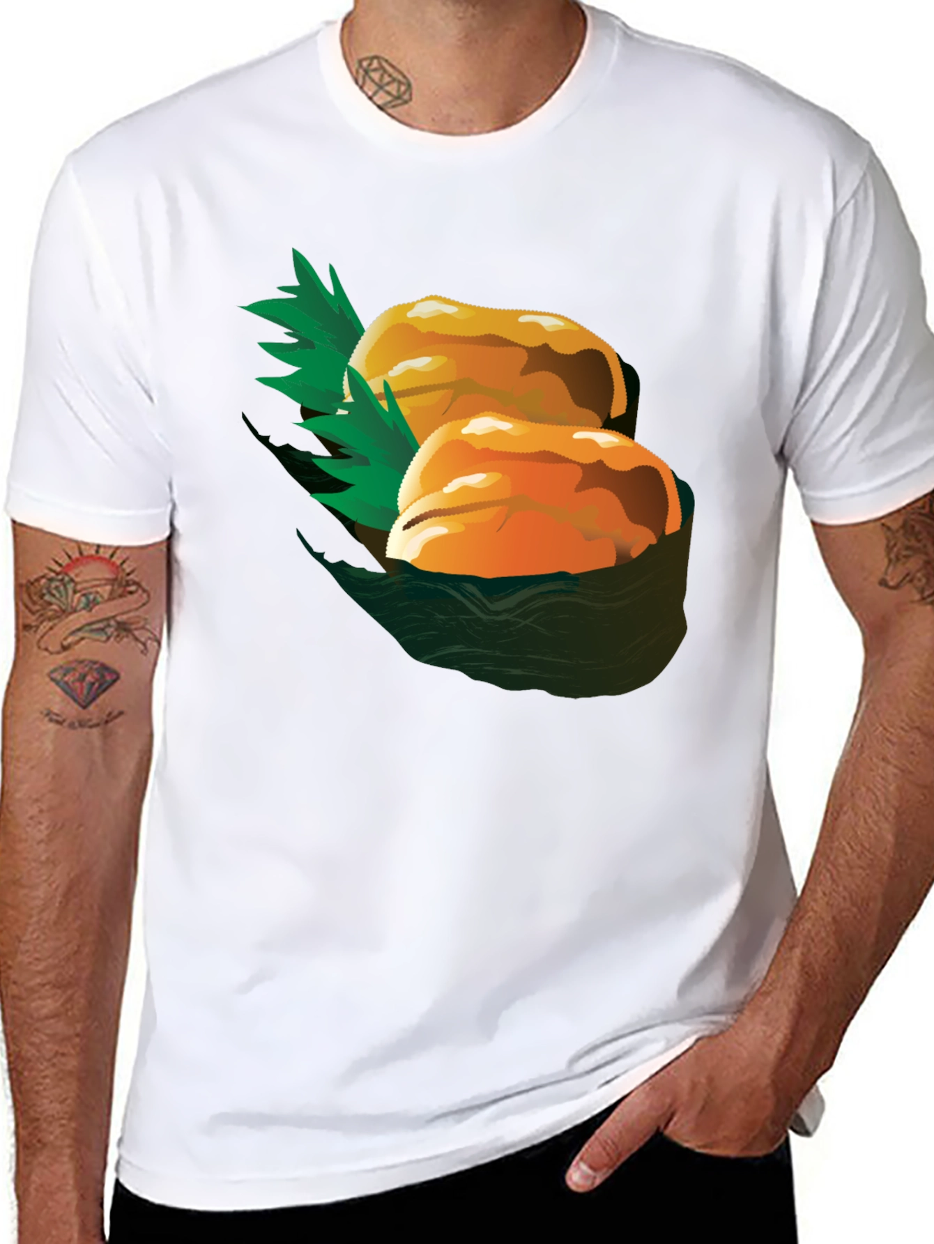 Uni Sushi Graphic Tee - Unique Foodie T-Shirt