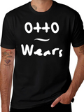 Otto Wears Black T-Shirt - Funny Pun Tee