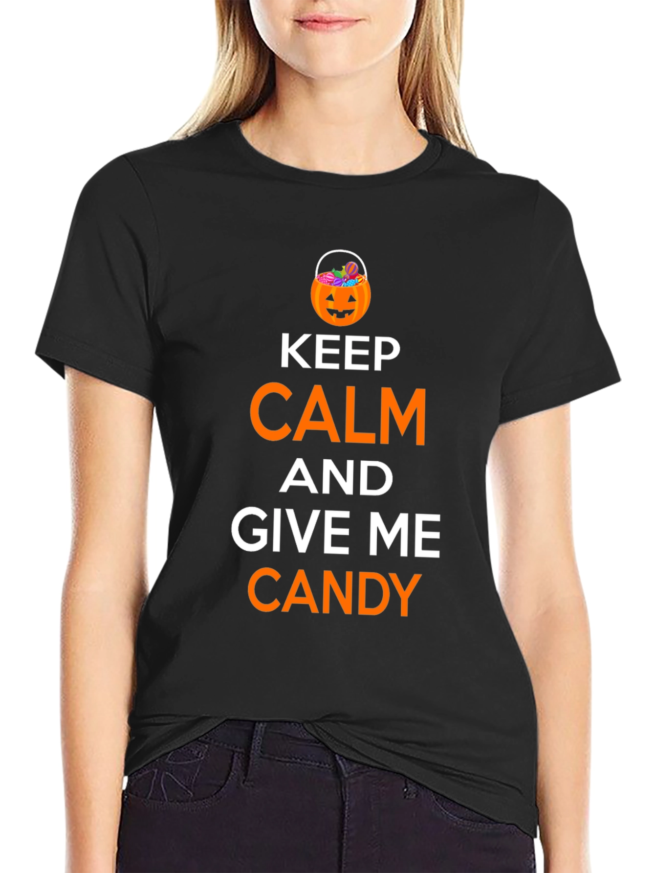 Keep Calm and Give Me Candy Halloween T-Shirt