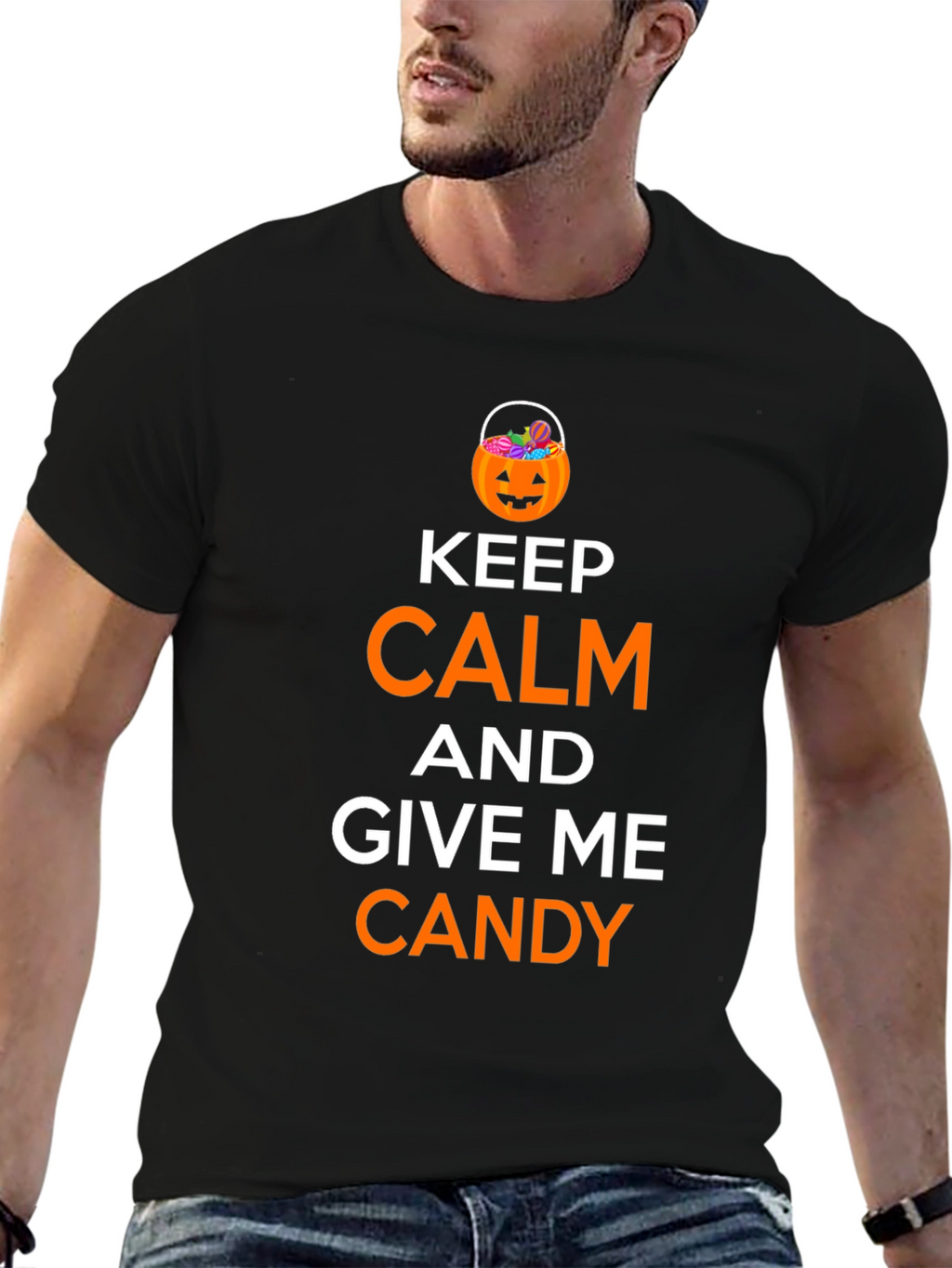 Keep Calm and Give Me Candy Halloween T-Shirt
