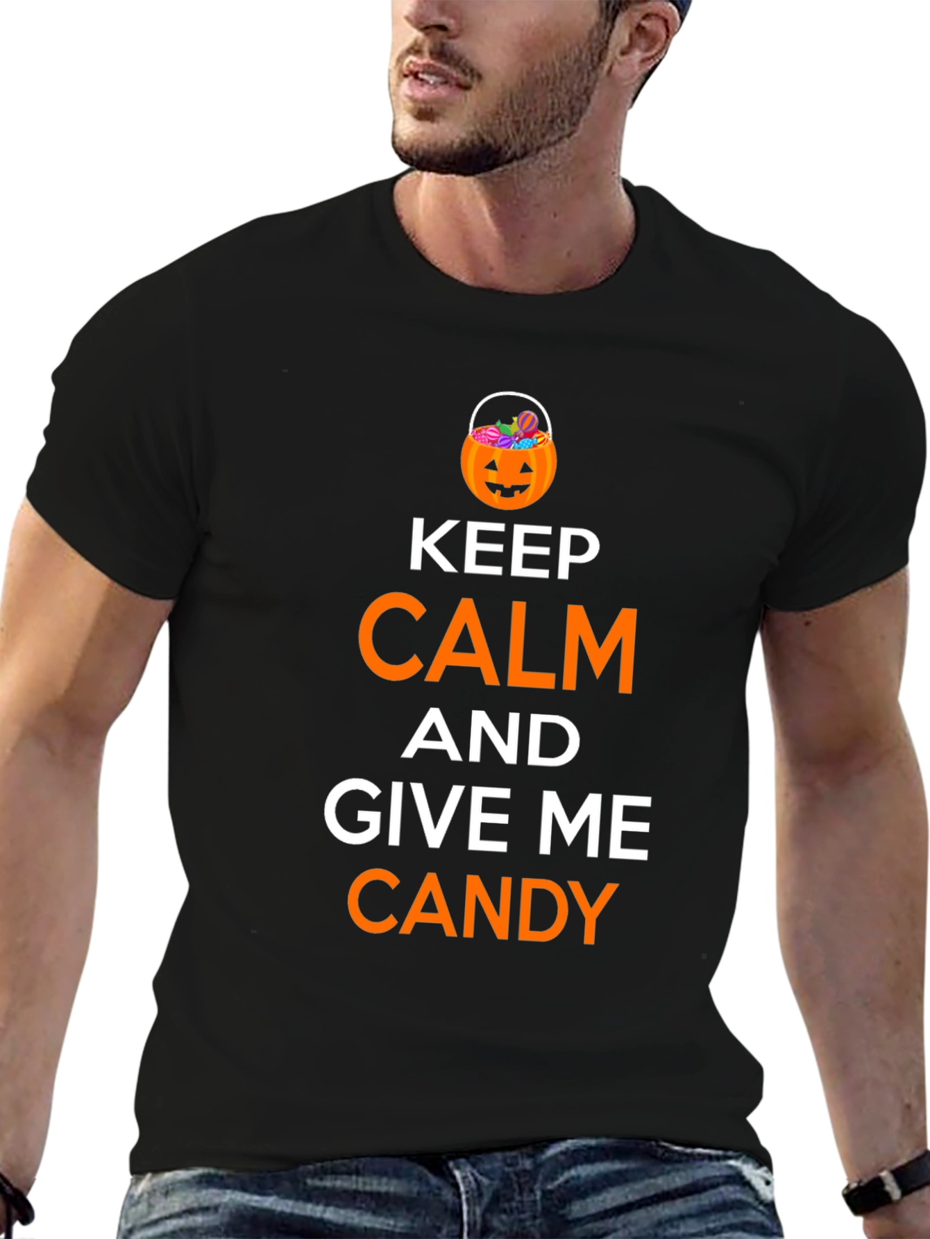 Keep Calm and Give Me Candy Halloween T-Shirt