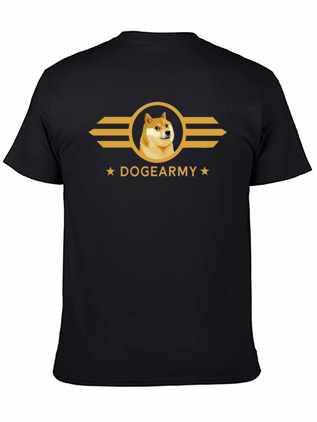 DogeArmy Black T-Shirt - Crypto Meme Fashion