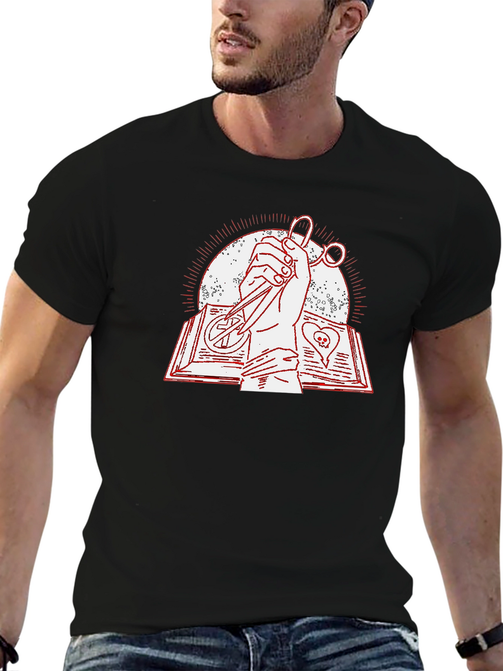 Hand Holding Scissors T-Shirt