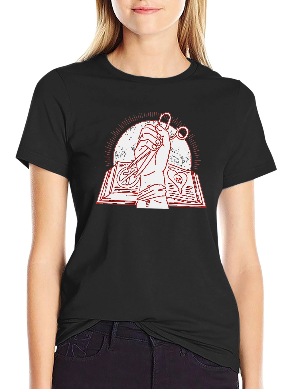Hand Holding Scissors T-Shirt
