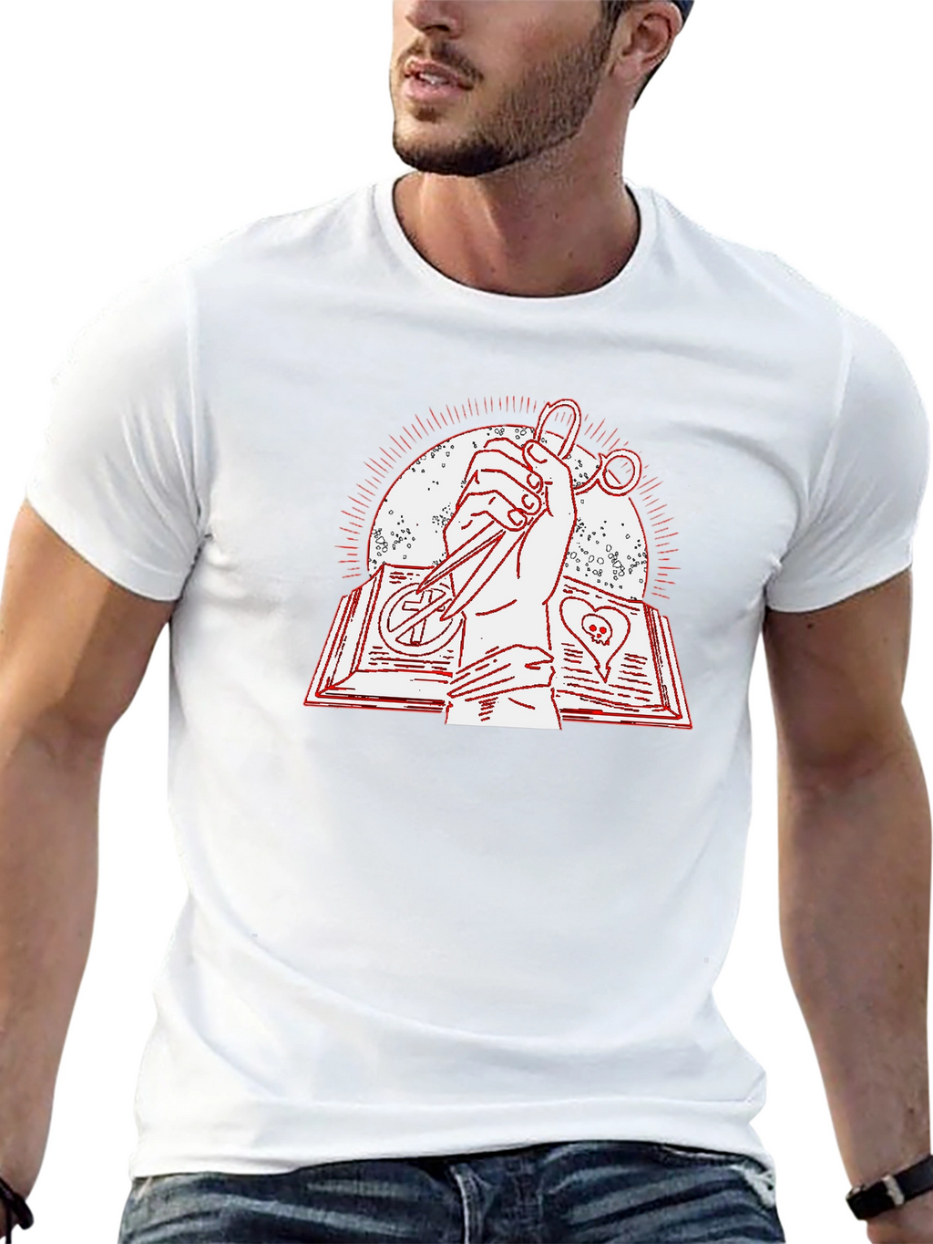 Hand Holding Scissors T-Shirt