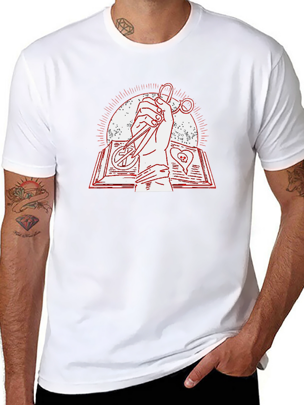 Hand Holding Scissors T-Shirt