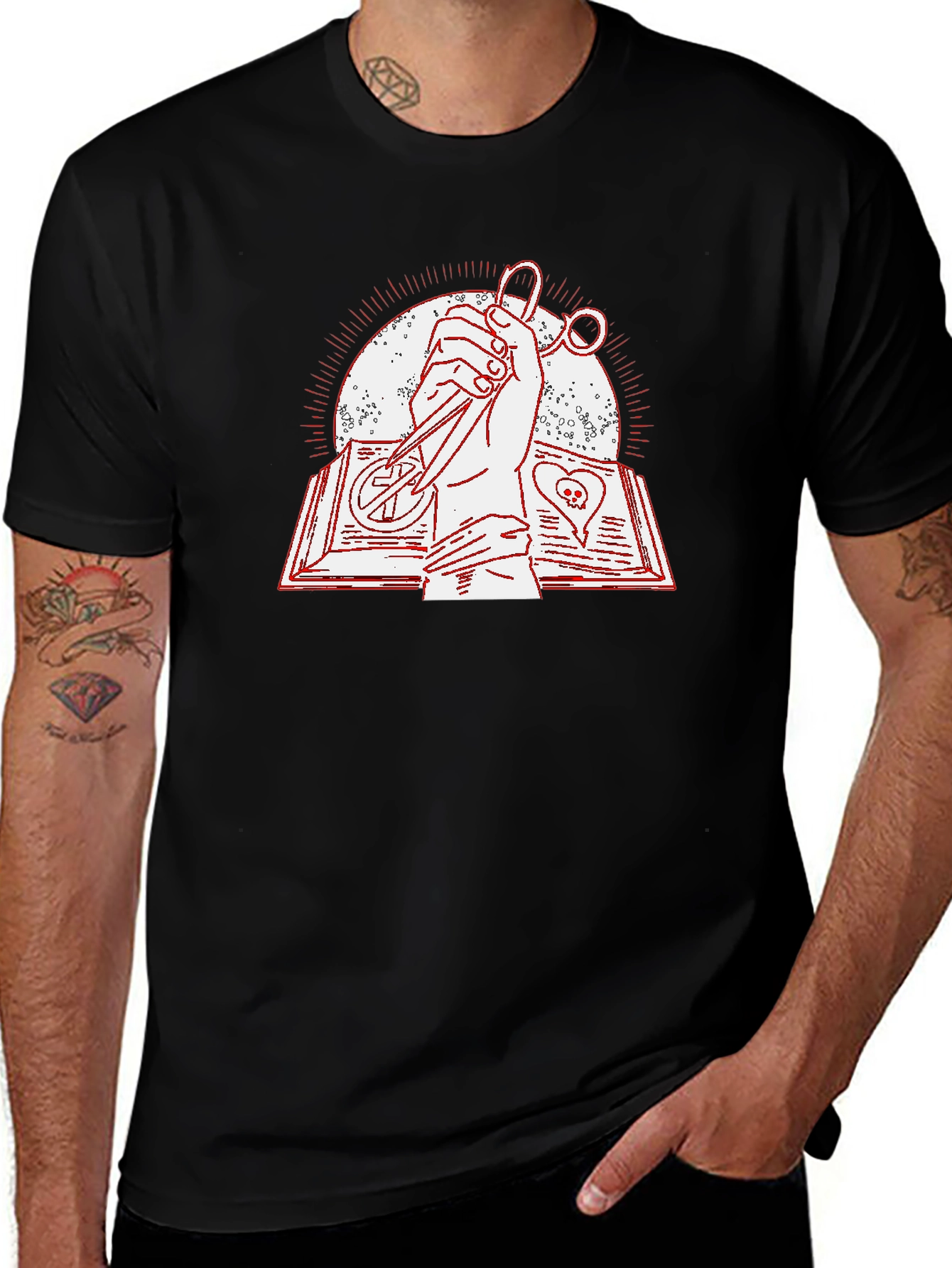 Hand Holding Scissors T-Shirt