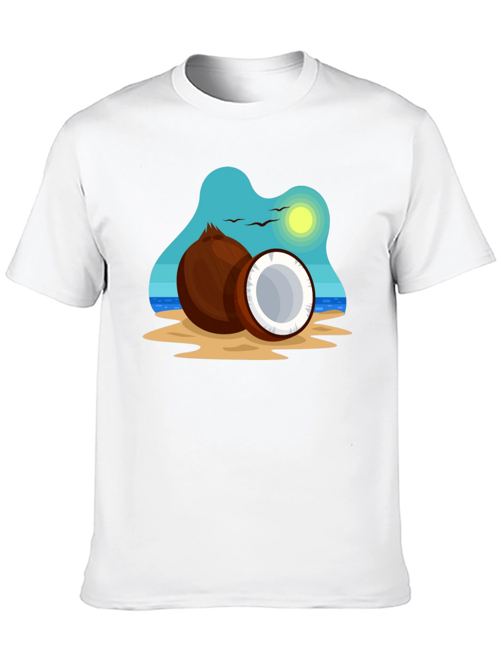 Coconut Island Graphic Tee - Black