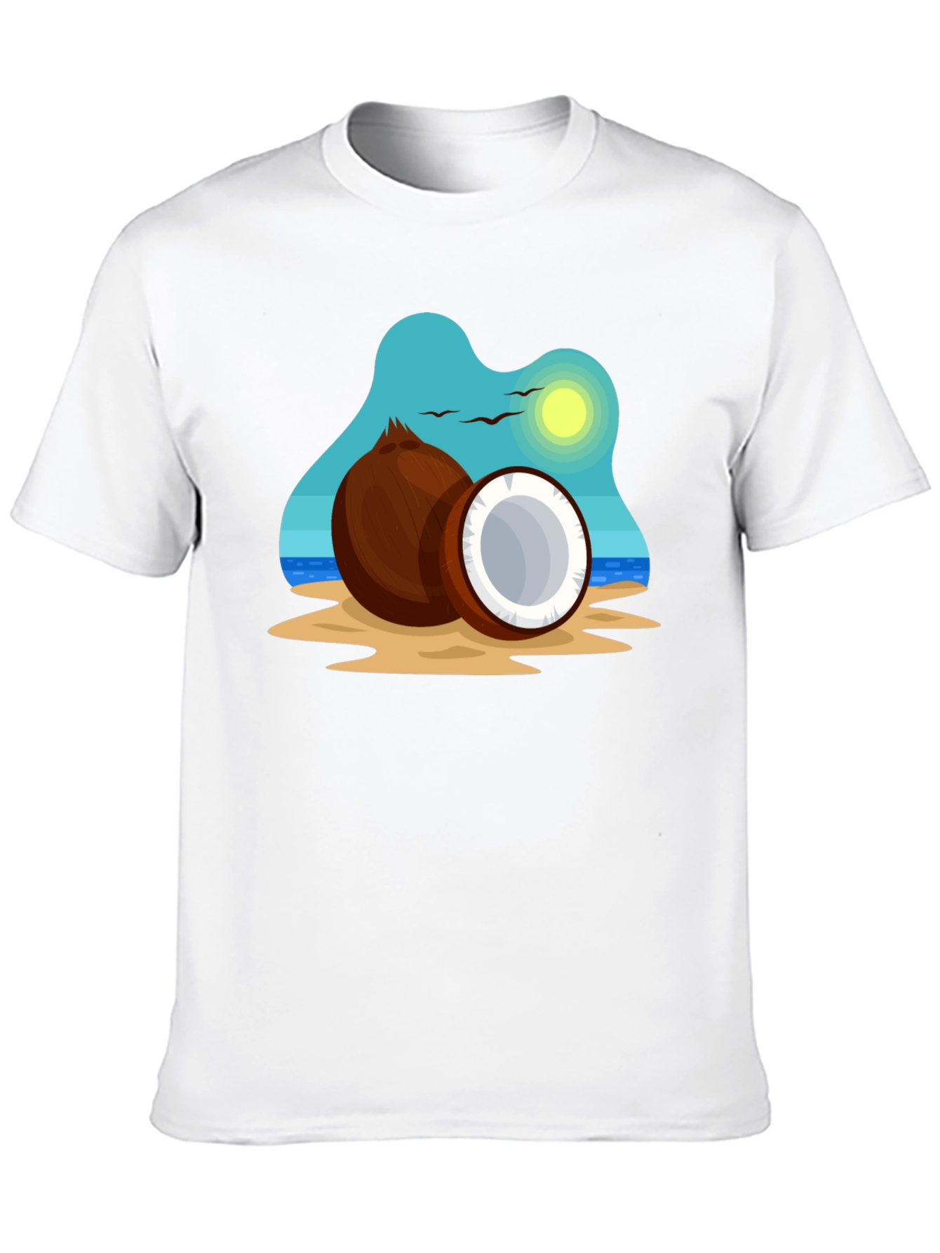 Coconut Island Graphic Tee - Black