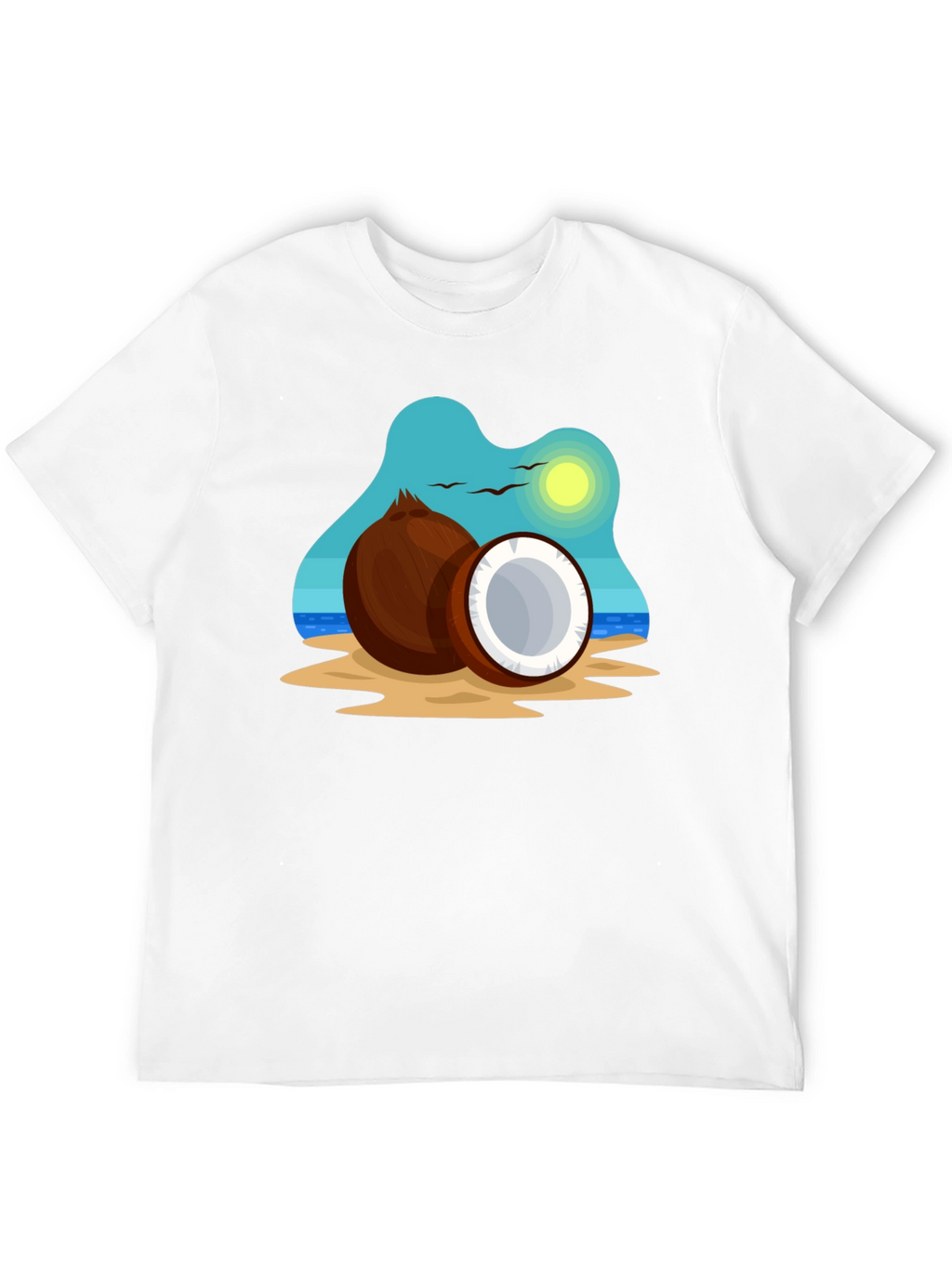 Coconut Island Graphic Tee - Black