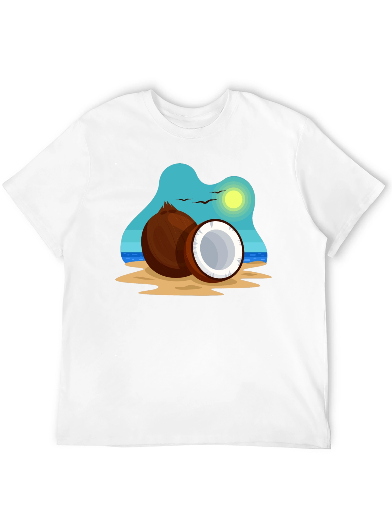 Coconut Island Graphic Tee - Black