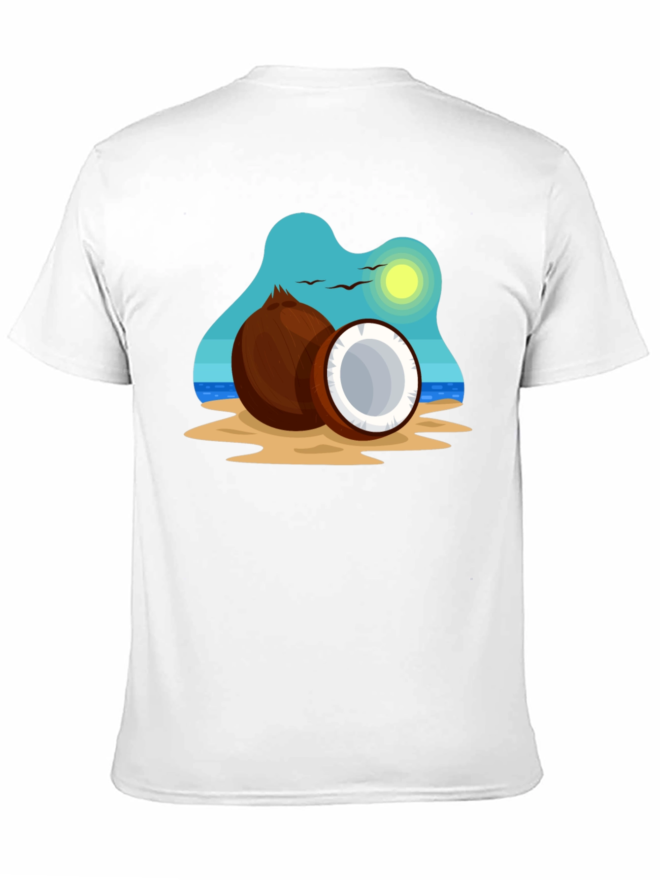 Coconut Island Graphic Tee - Black