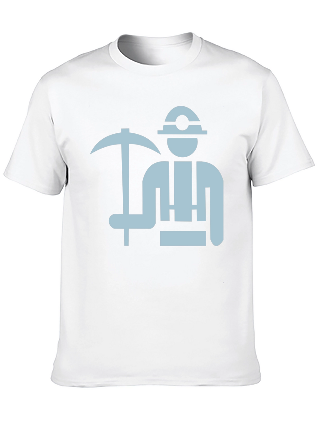 Miner Graphic Tee - Black Cotton T-Shirt