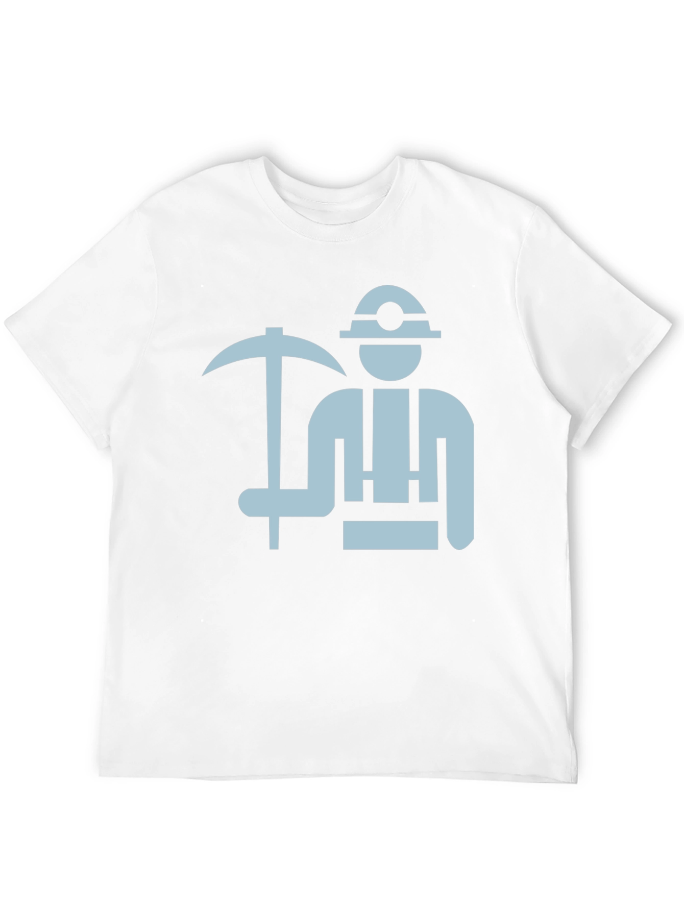 Miner Graphic Tee - Black Cotton T-Shirt