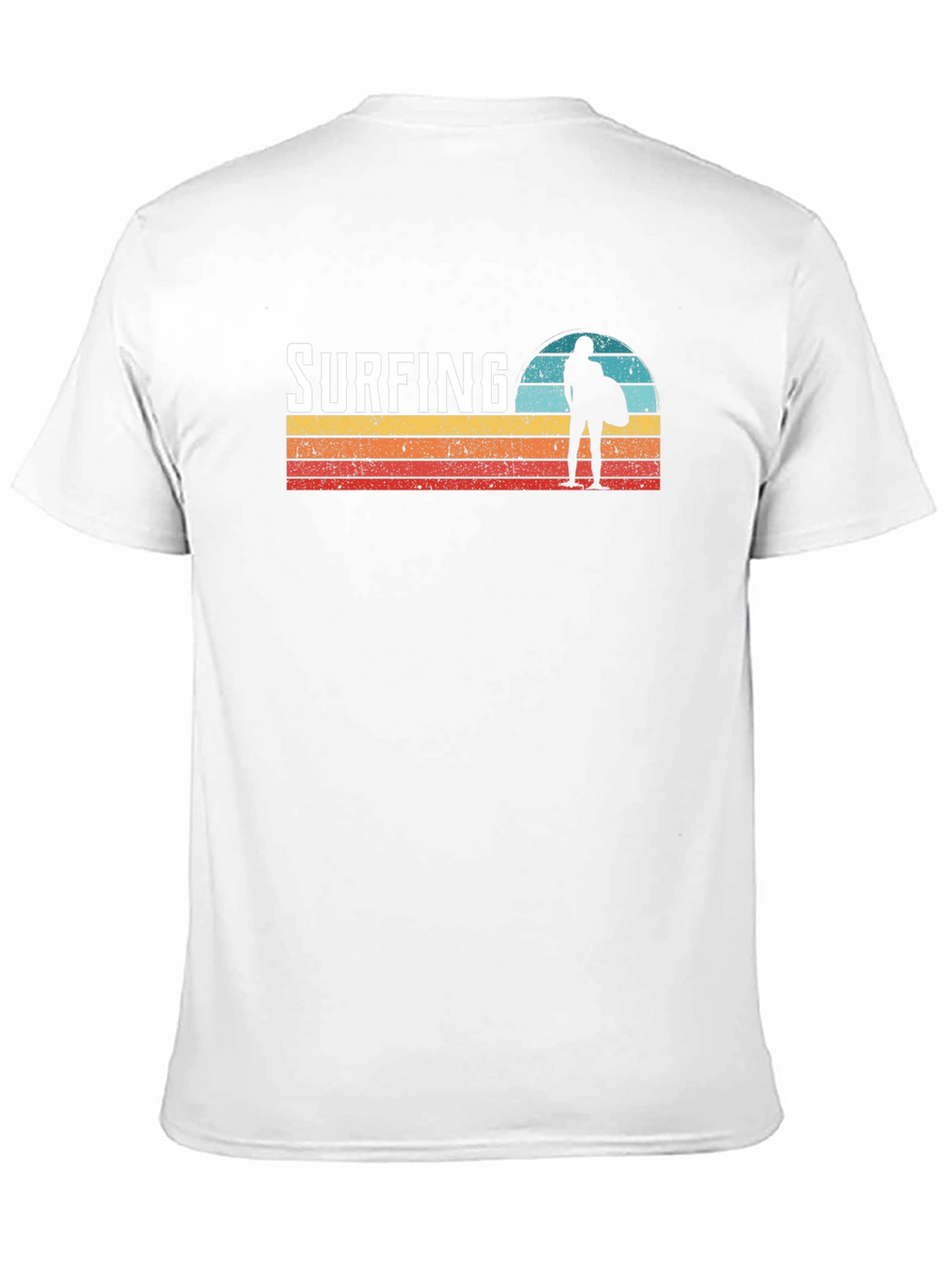 Surfing Sunset Graphic Tee - Cool Surfer T-Shirt