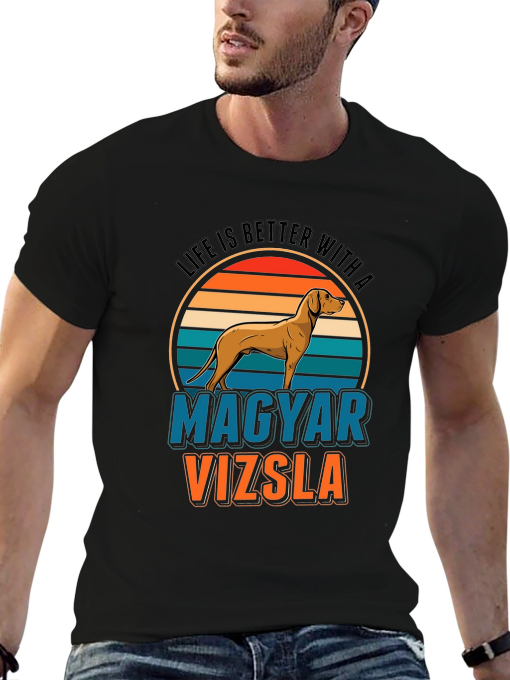 Magyar Vizsla Dog Lover Graphic Tee