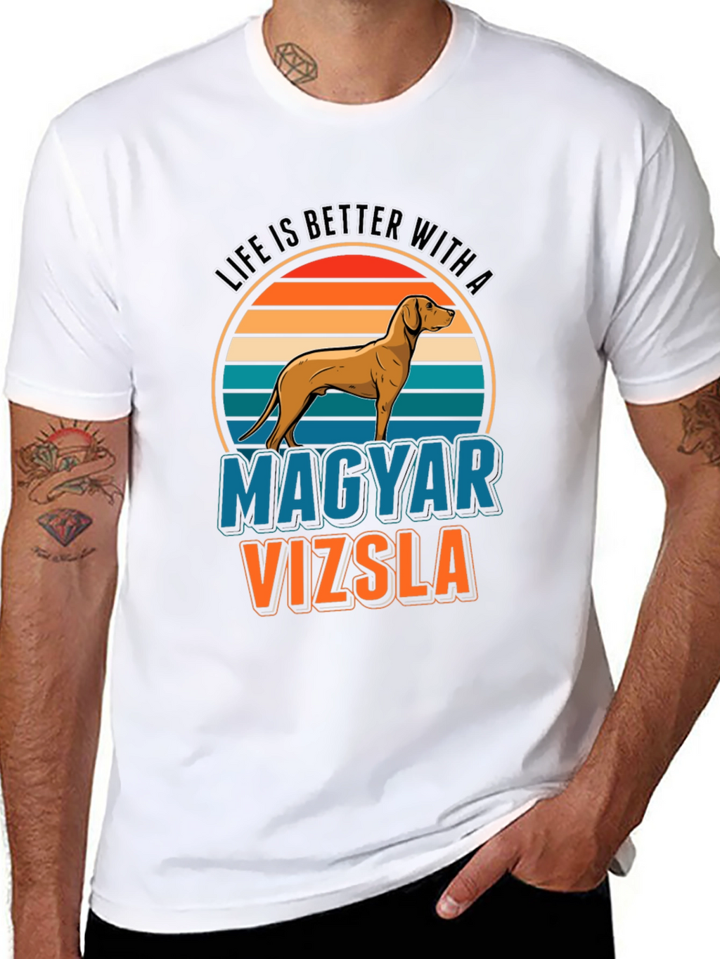 Magyar Vizsla Dog Lover Graphic Tee