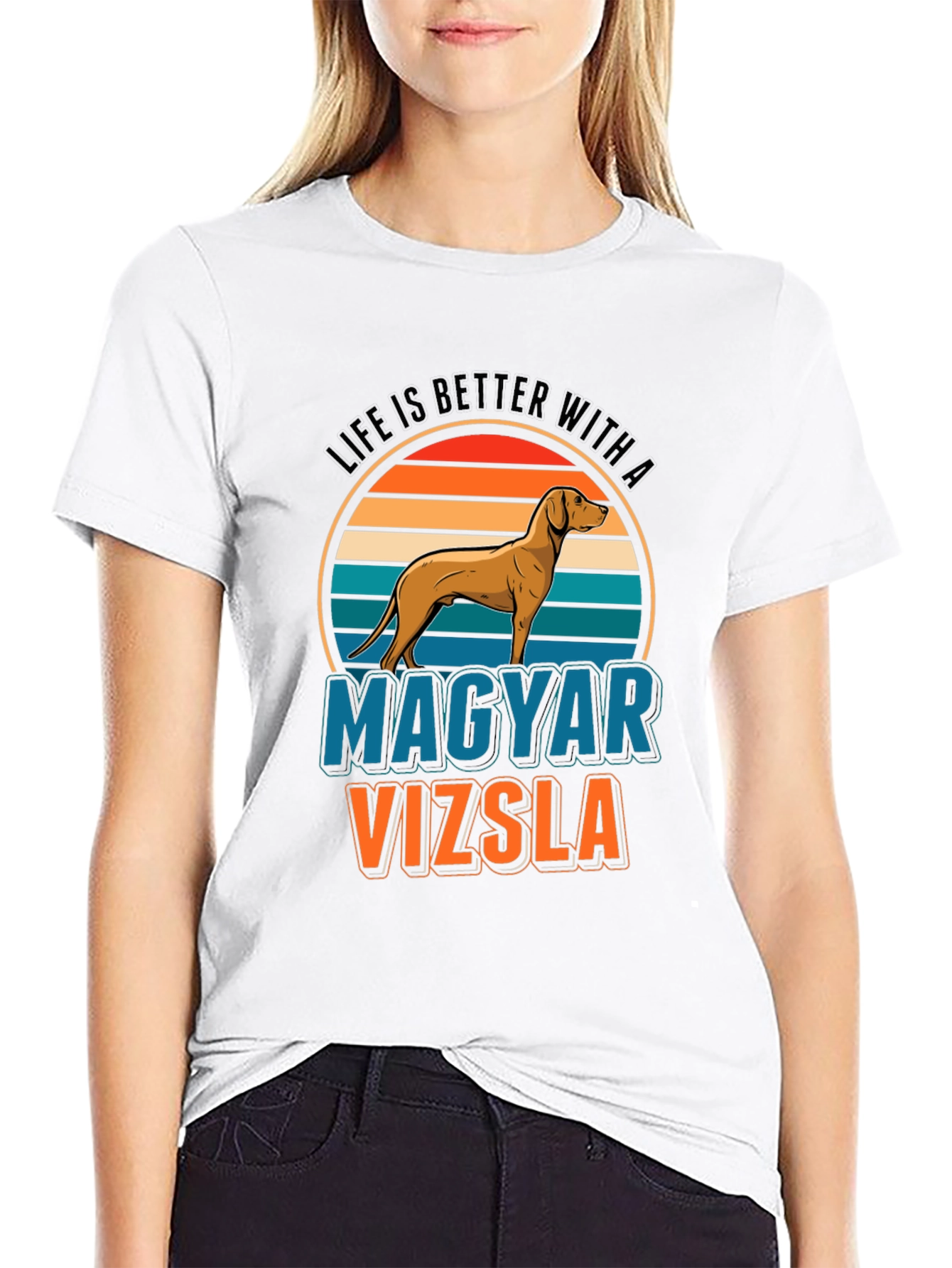 Magyar Vizsla Dog Lover Graphic Tee