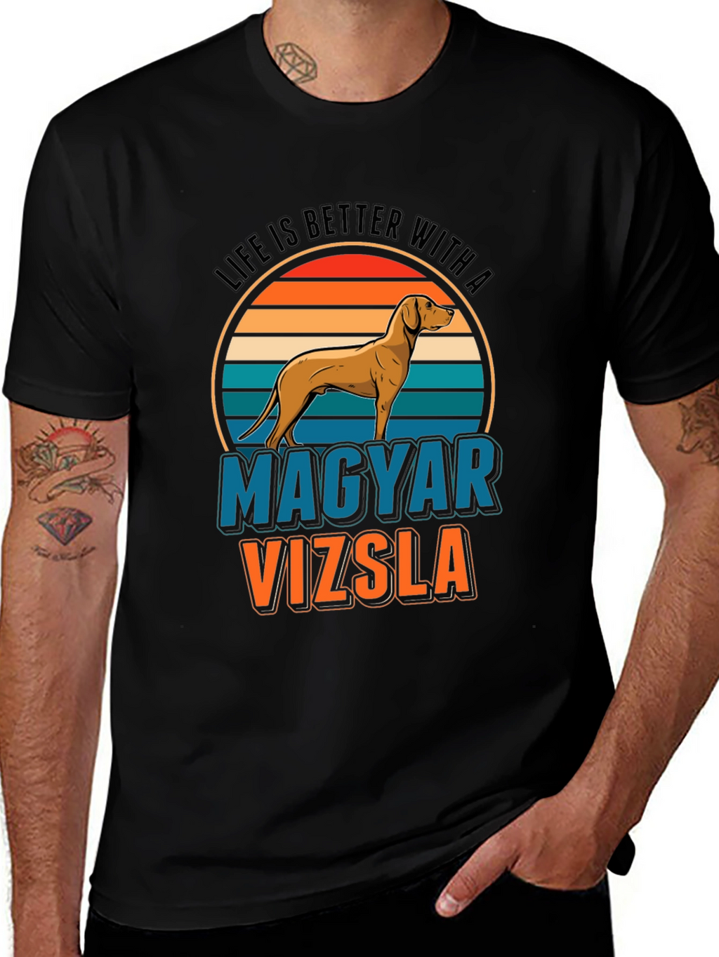 Magyar Vizsla Dog Lover Graphic Tee
