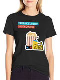 Fluent Movie Quotes T-Shirt - Black Graphic Tee