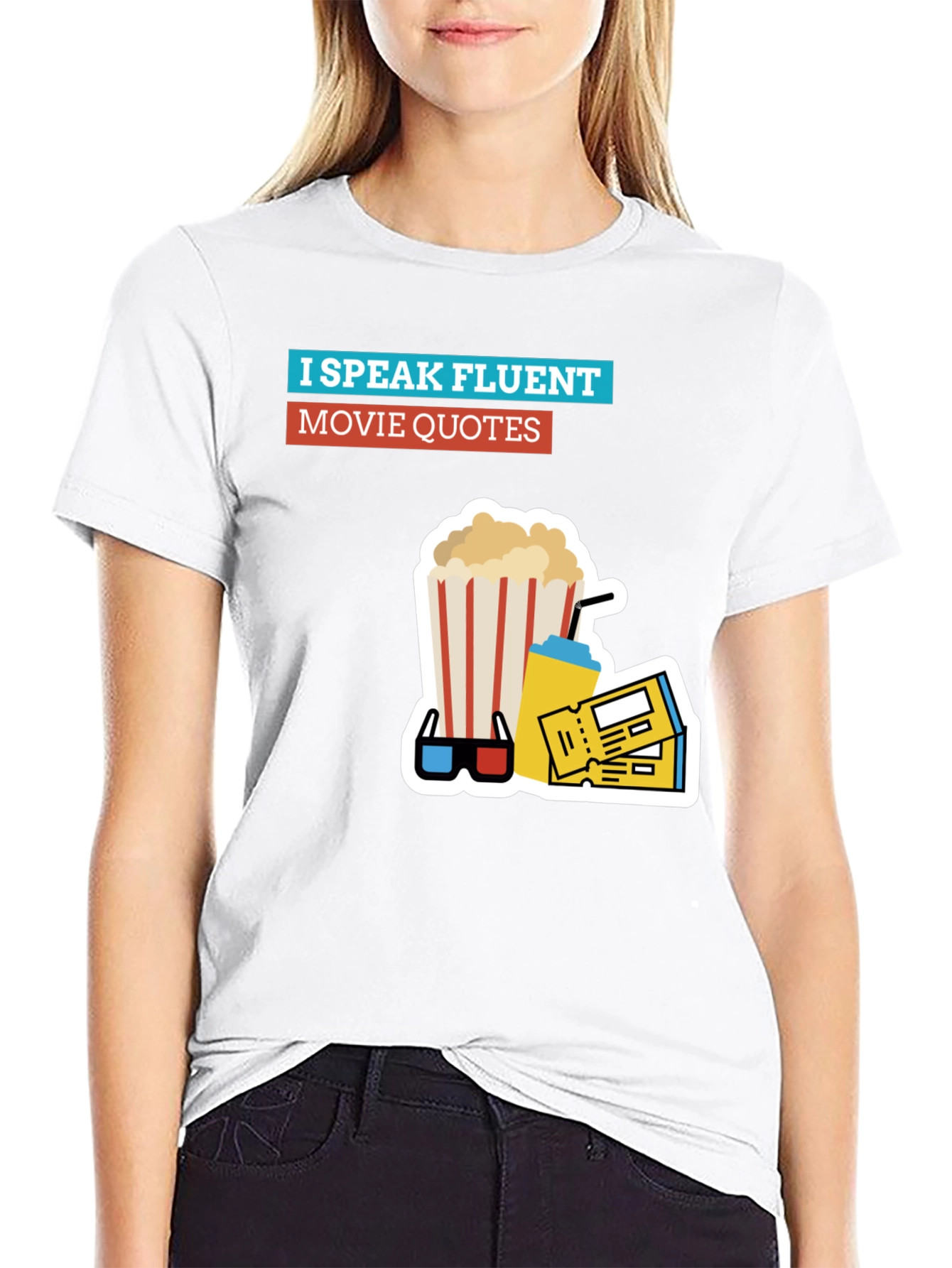 Fluent Movie Quotes T-Shirt - Black Graphic Tee