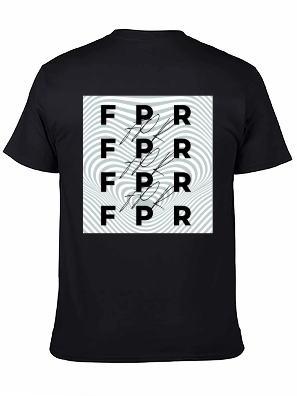 FPR Swirl Tee - Modern Optical Illusion Shirt