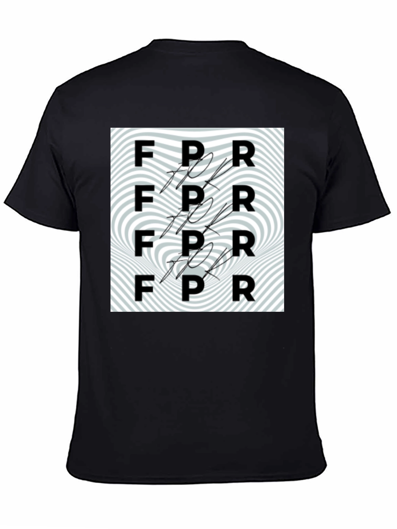 FPR Swirl Tee - Modern Optical Illusion Shirt