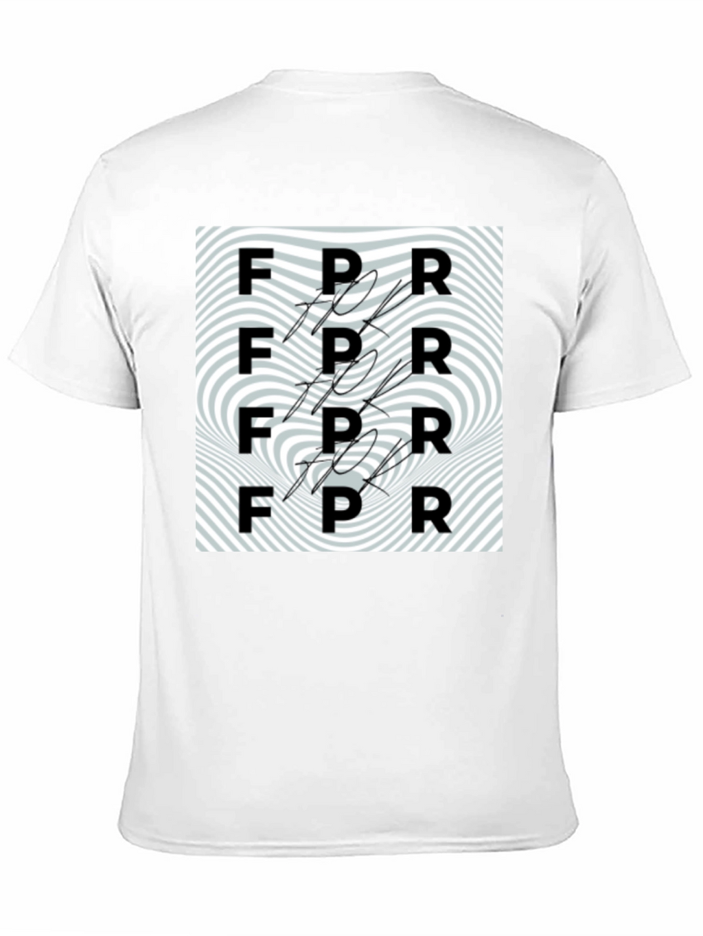 FPR Swirl Tee - Modern Optical Illusion Shirt
