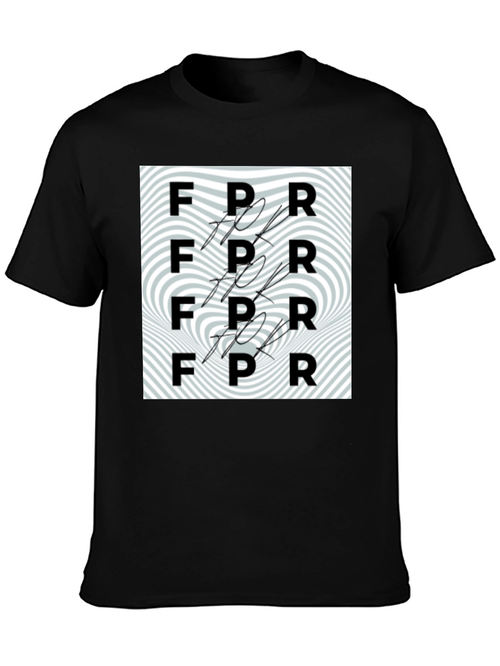 FPR Swirl Tee - Modern Optical Illusion Shirt